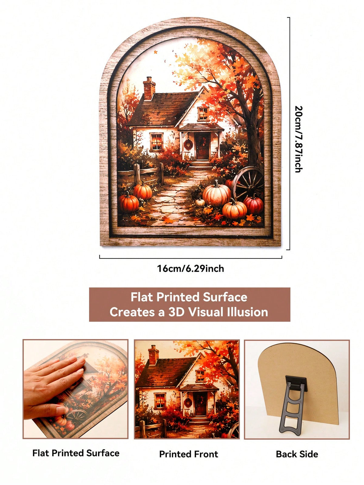 fall farmhouse arch tabletop sign - photo 4