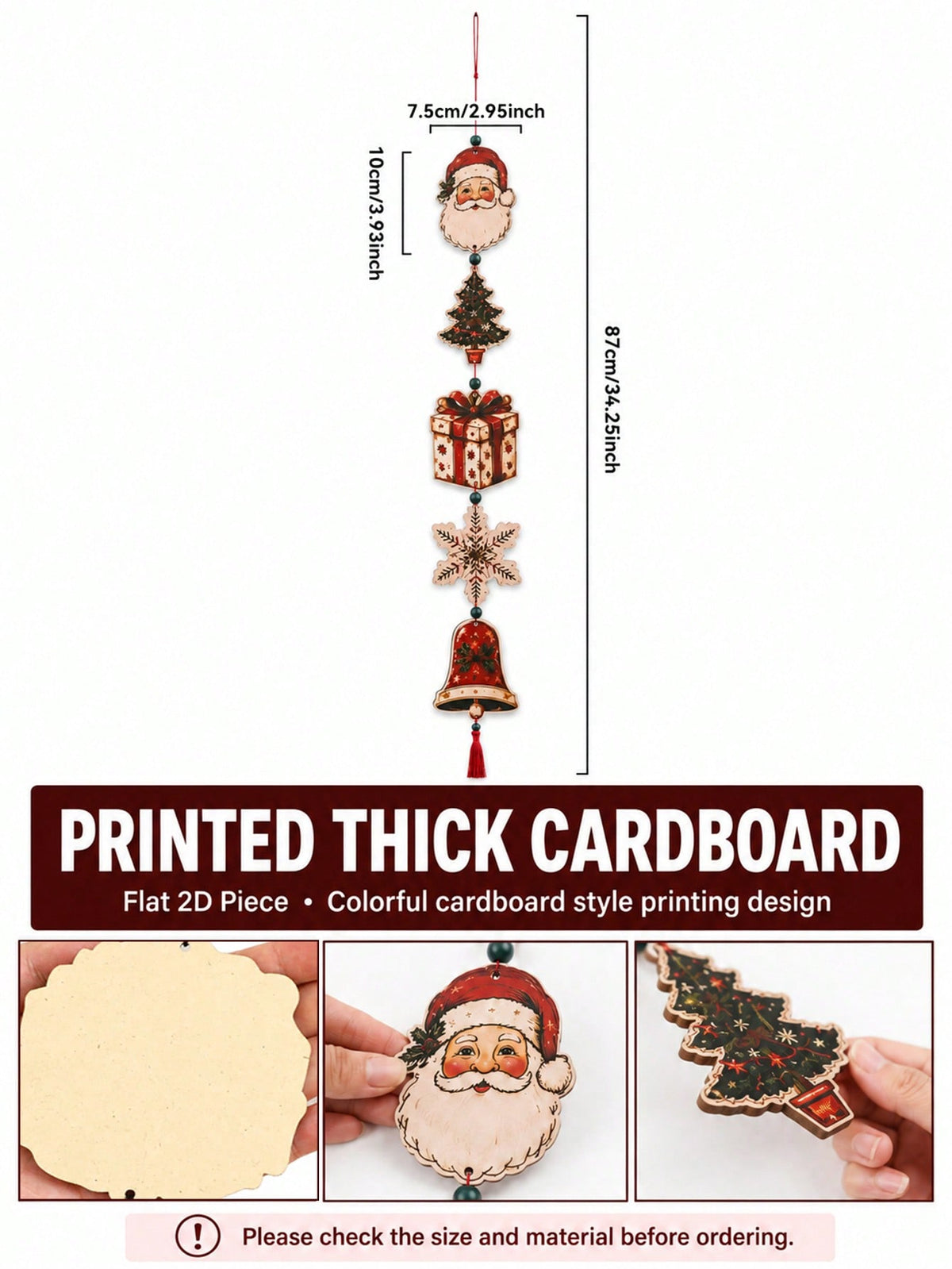 Santa Christmas tree hanging decor - photo 4