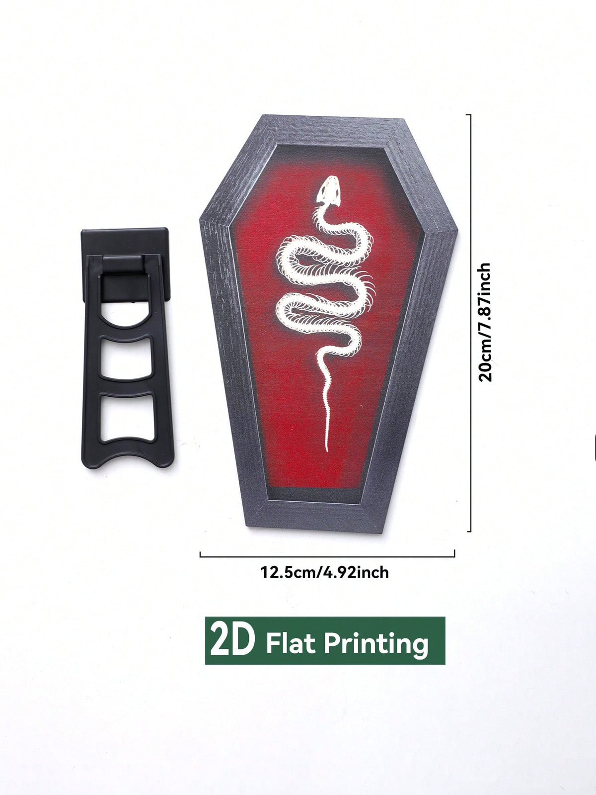 gothic snake coffin tabletop sign - photo 3