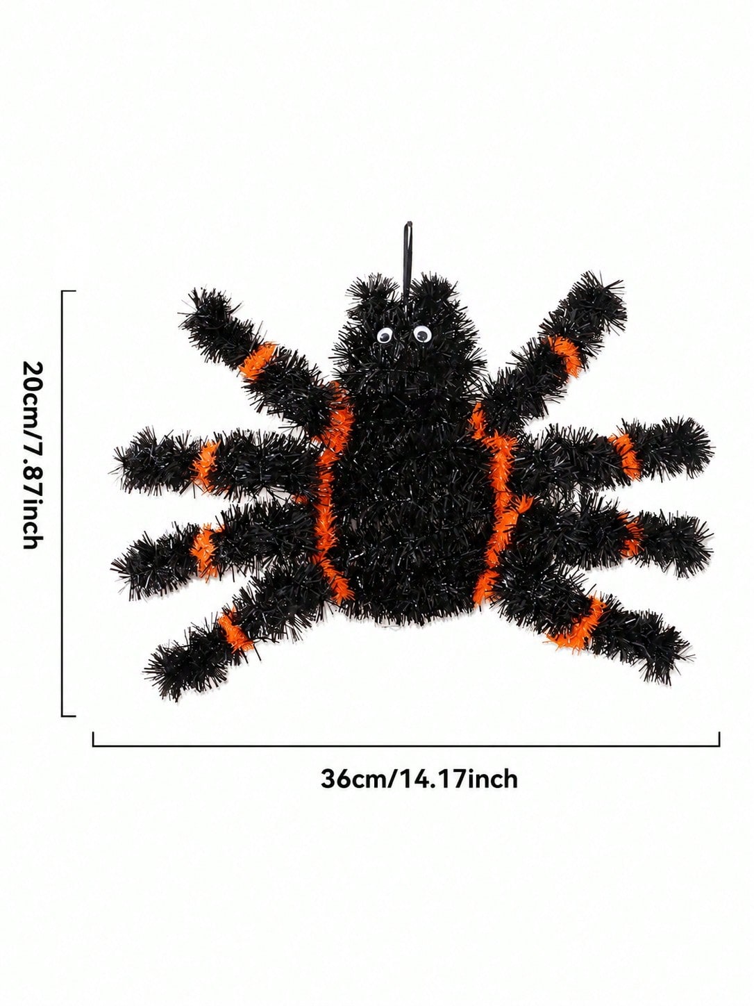 tinsel spider hanging decoration - photo 4