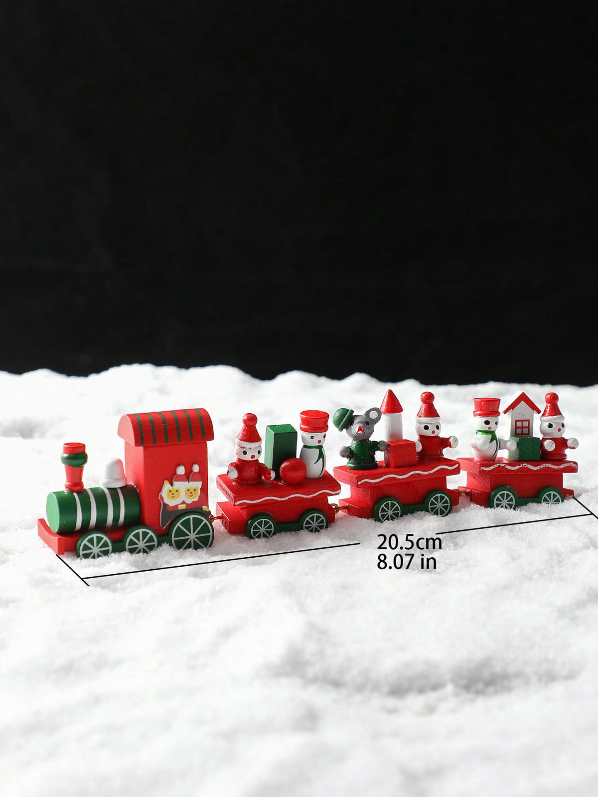 Christmas train snowman elf mouse - photo 7