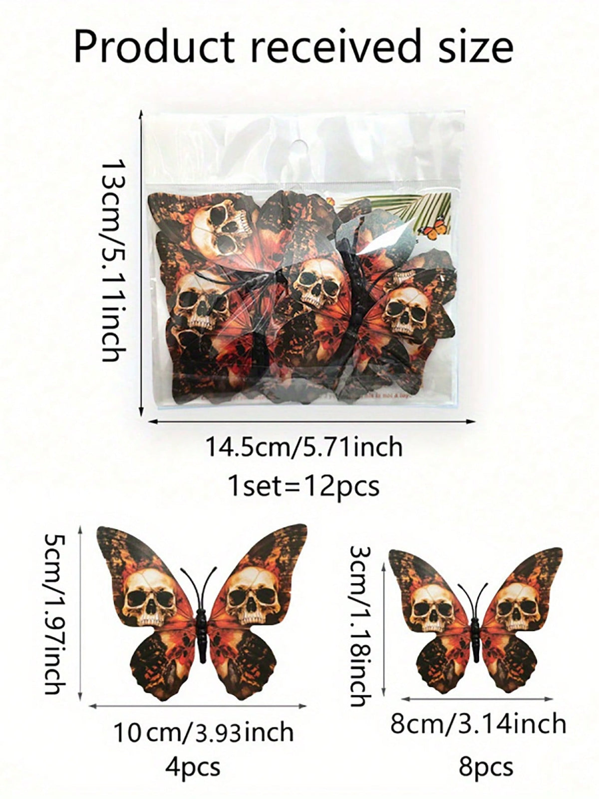 gothic butterfly wall stickers - photo 8