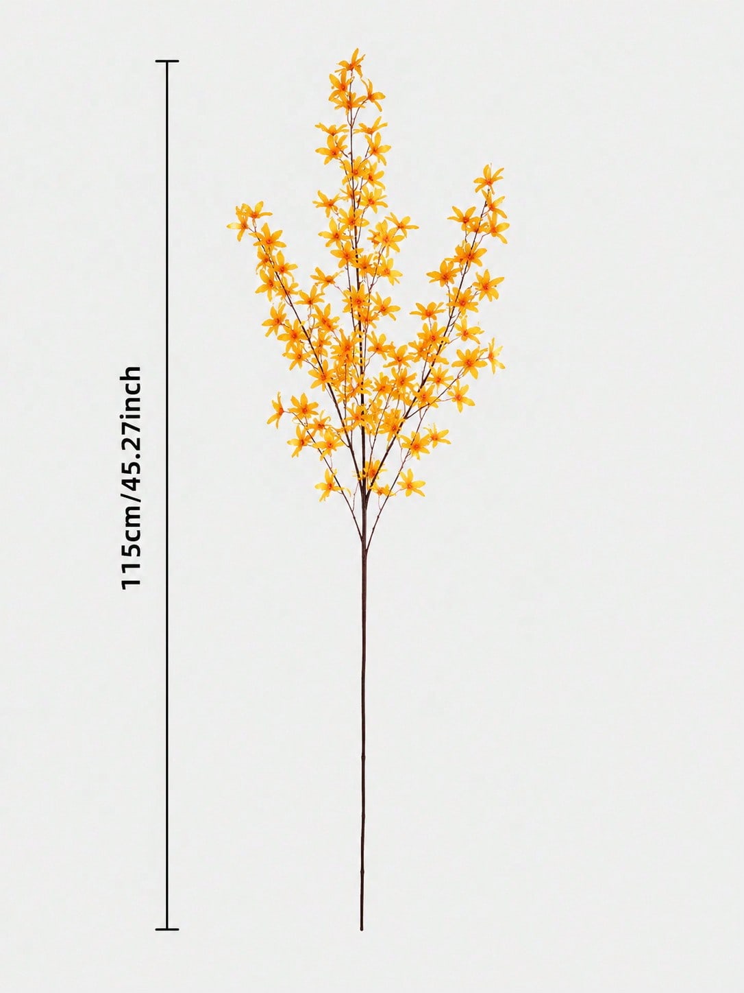 artificial dancing orchid stem - Golden Yellow option