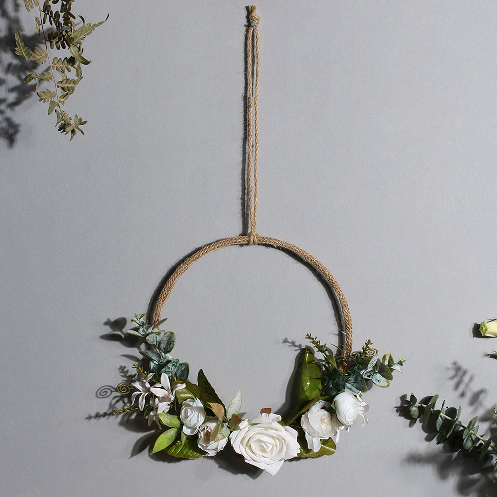 Floral Hoop Wreath