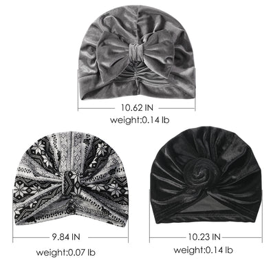 Artilady Turban Hats for Women African Knot Headwraps Bonnet Hair wrap Pretied