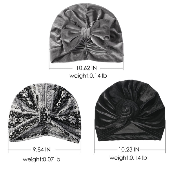 Artilady Turban Hats for Women African Knot Headwraps Bonnet Hair wrap Pretied