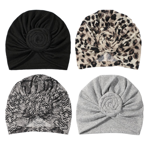 Artilady Stretch Turban Hats for Women African Knot Headwraps Soft Pre Tied Bonnet Hair wrap Pretied for Black Women