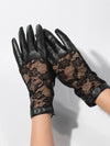 Artilady Black Lace Gloves