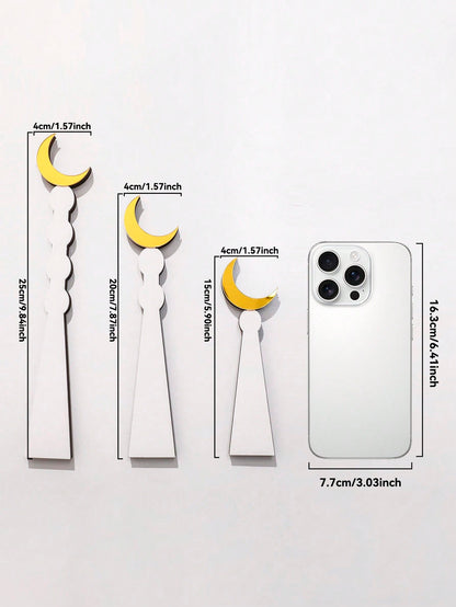 minaret and crescent tabletop silhouettes size and details, photo 7