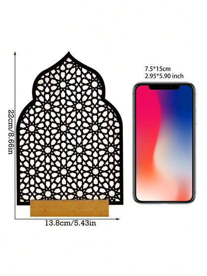 geometric lattice arch tabletop decor size and details, photo 11