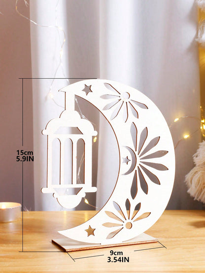 crescent moon and lantern tabletop decor size and details, photo 11