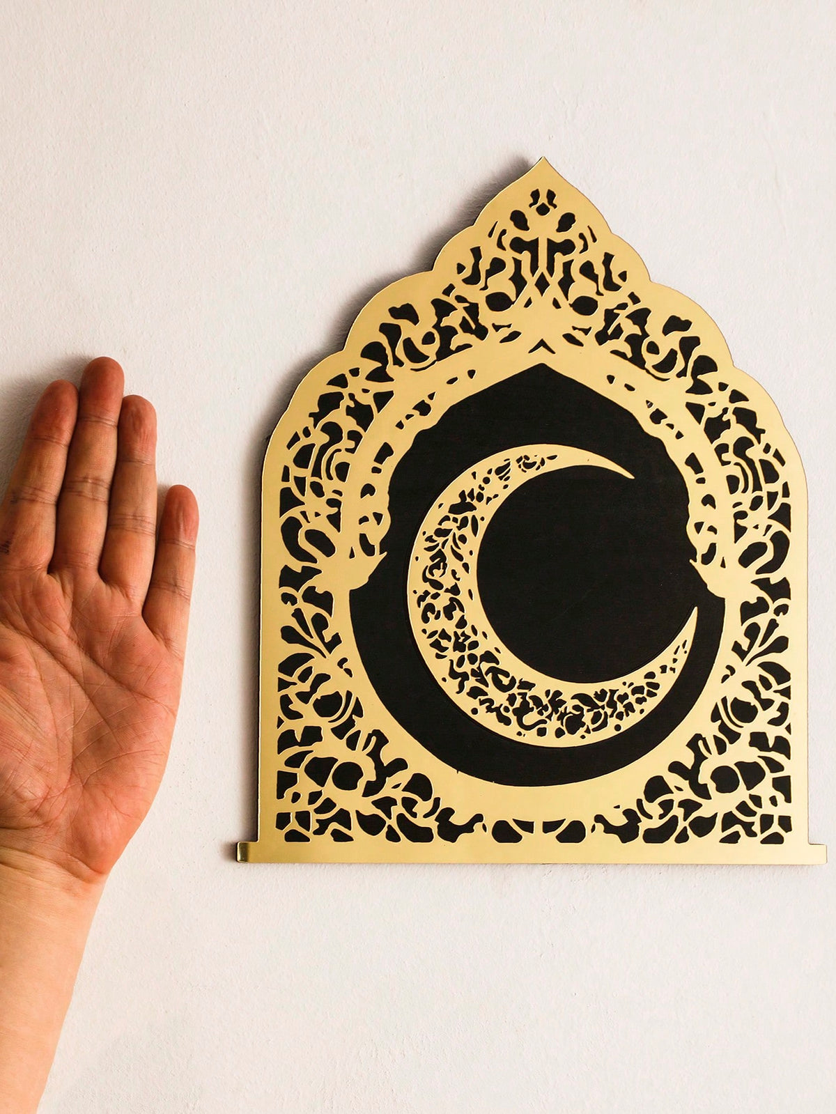 Islamic arch mirror wall art size and details, photo 15