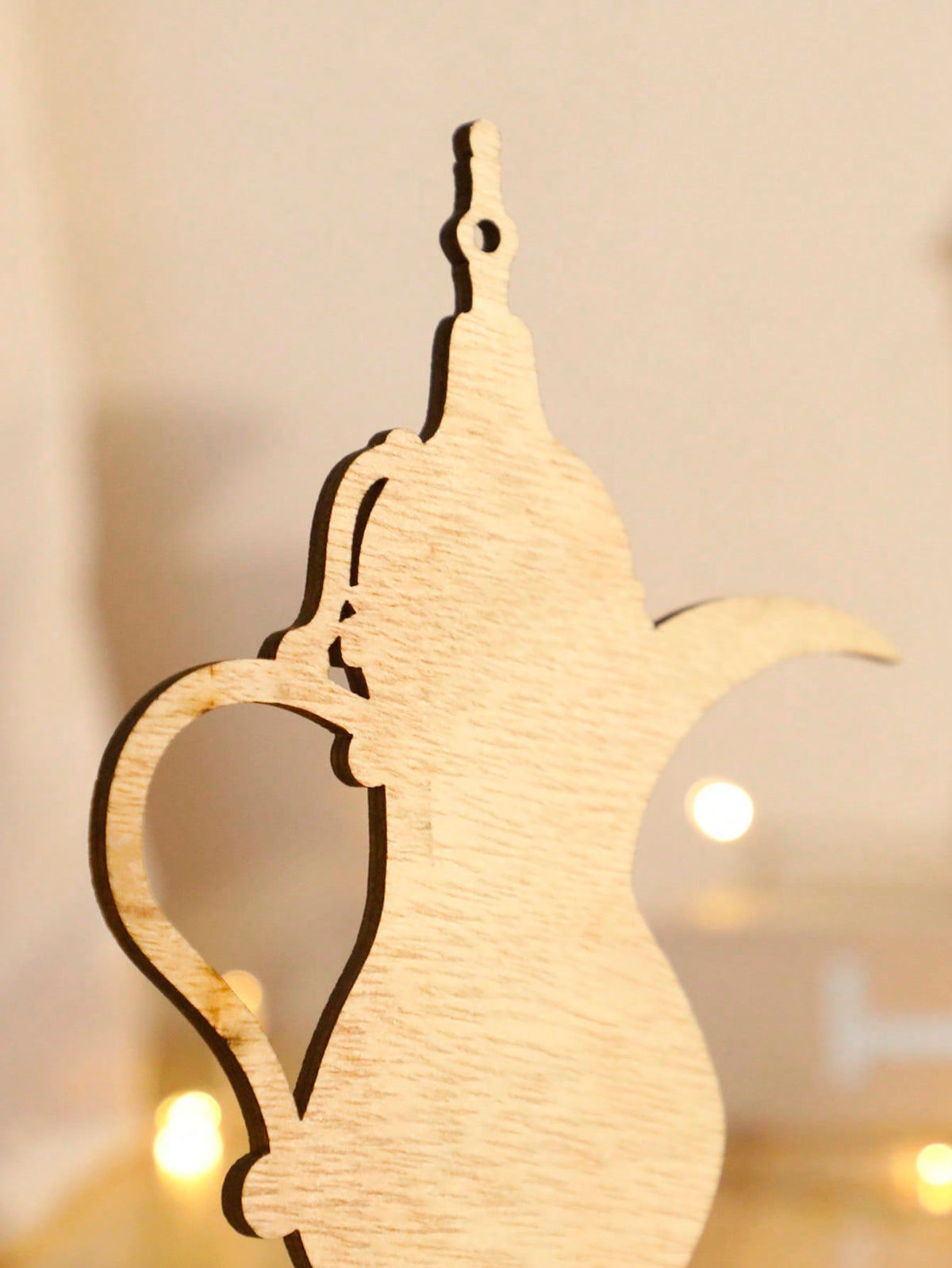 Arabic Dallah coffee pot tabletop decor styled in a room, photo 4