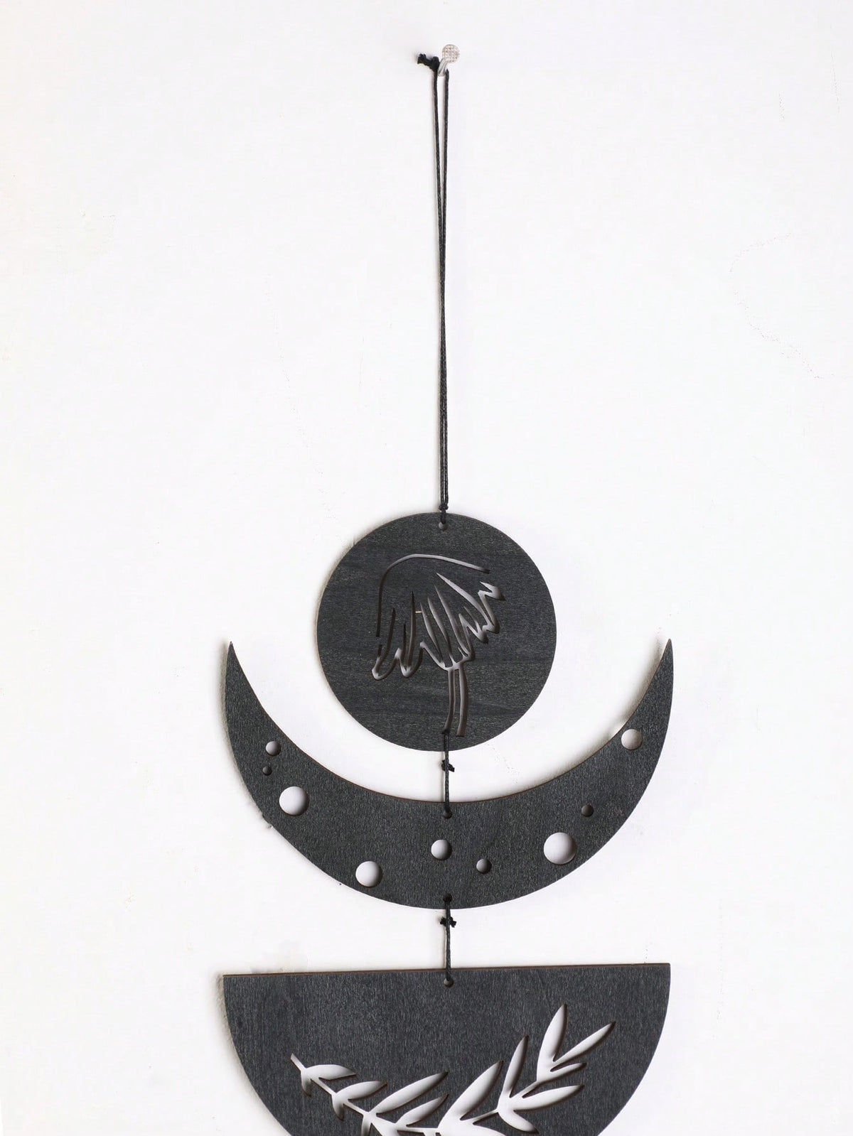 moon phase olive branch wall hanging size and details, photo 10