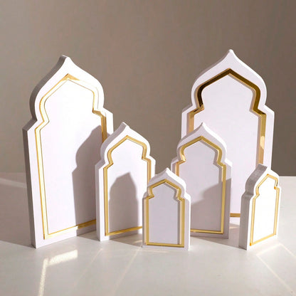 Islamic arch tabletop decor set styled in a room, photo 5