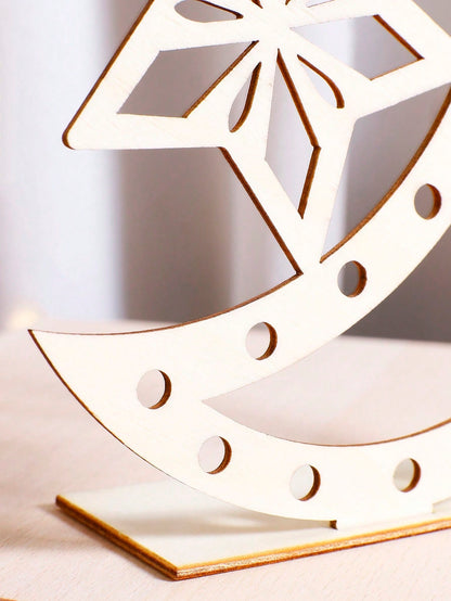 crescent moon and star tabletop decor styled in a room, photo 5