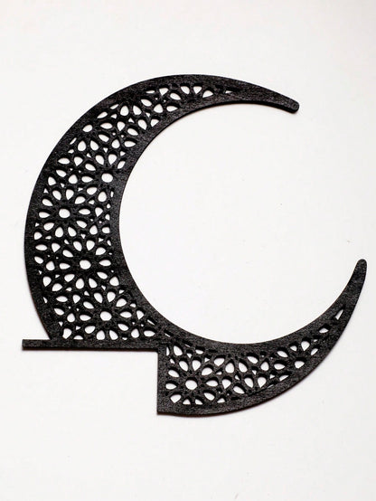 filigree crescent and star door corner decor size and details, photo 10