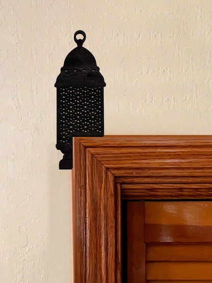 lantern door frame corner decor styled in a room, photo 7