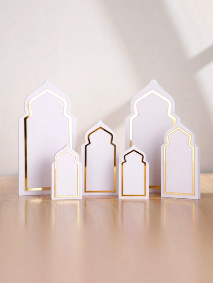 Islamic arch tabletop decor set styled in a room, photo 7