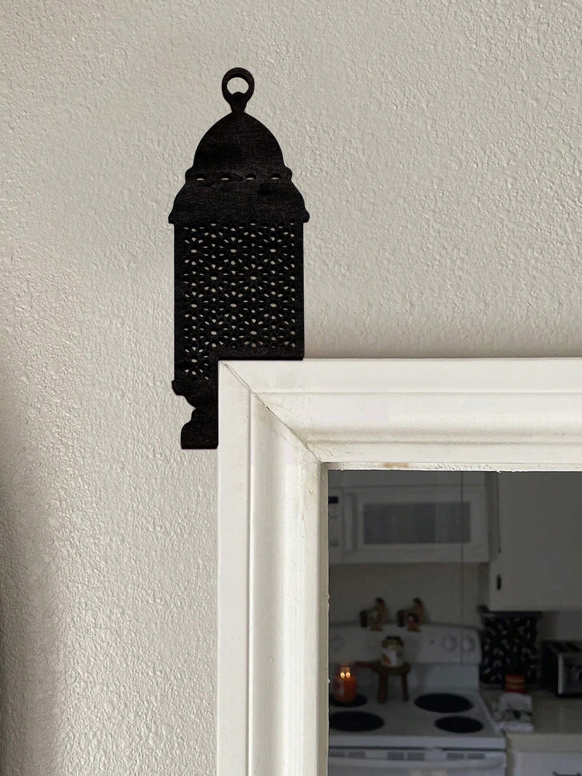 lantern door frame corner decor styled in a room, photo 8