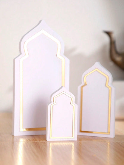 Islamic arch tabletop decor set styled in a room, photo 8