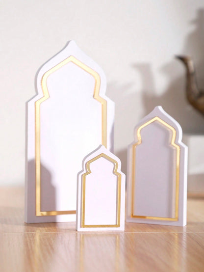 Islamic arch tabletop decor set styled in a room, photo 9