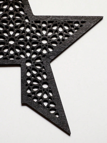 filigree crescent and star door corner decor size and details, photo 11