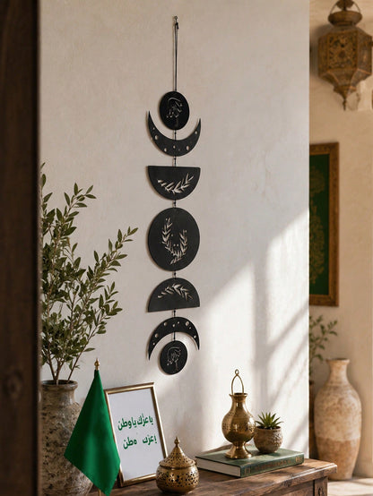 moon phase olive branch wall hanging