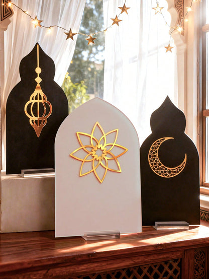 Islamic arch tabletop plaque