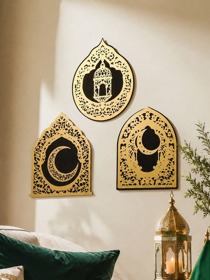 Islamic arch mirror wall art