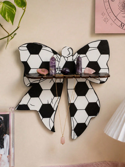 soccer ball bow wall shelf - main photo