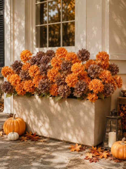 artificial hydrangea stem fall - main photo