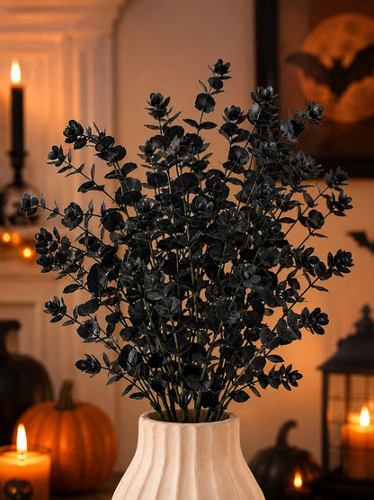 black artificial greenery Halloween - main photo