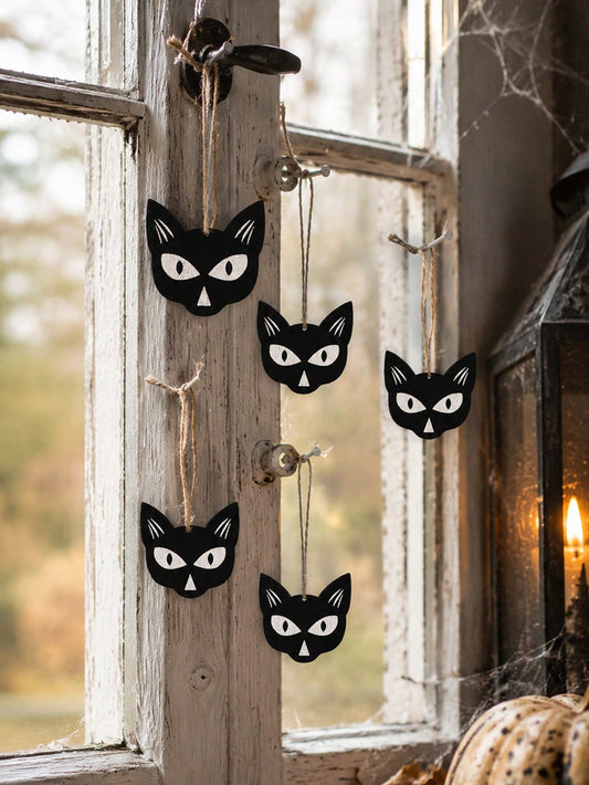 black cat hanging ornaments - main photo