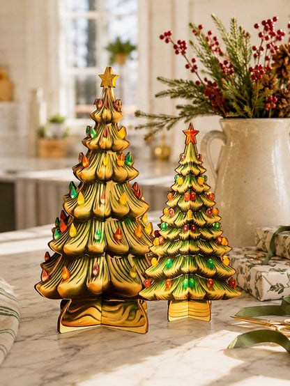 vintage ceramic look Christmas tree - main photo