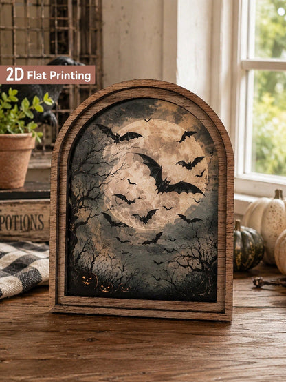 full moon bats arch sign - main photo