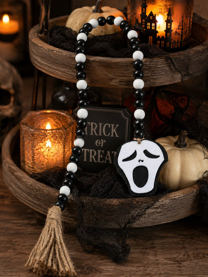 ghost face beaded garland - main photo