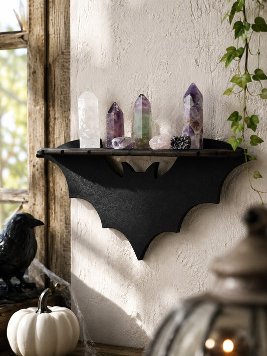 bat wing gothic wall shelf - main photo