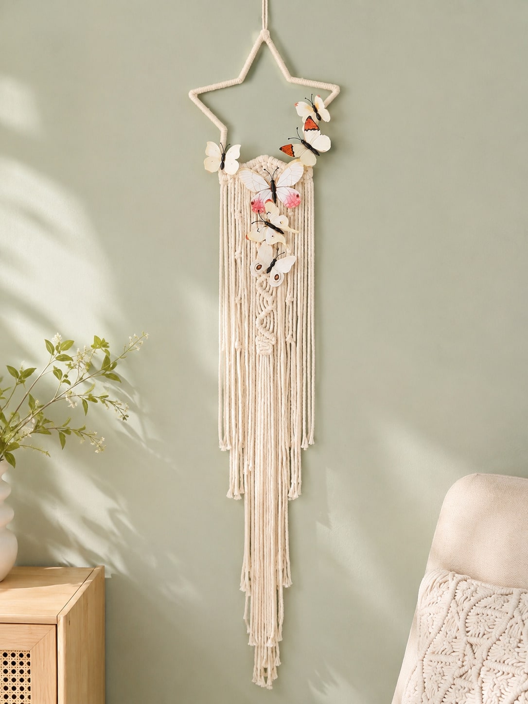 star macrame wall hanging - main photo