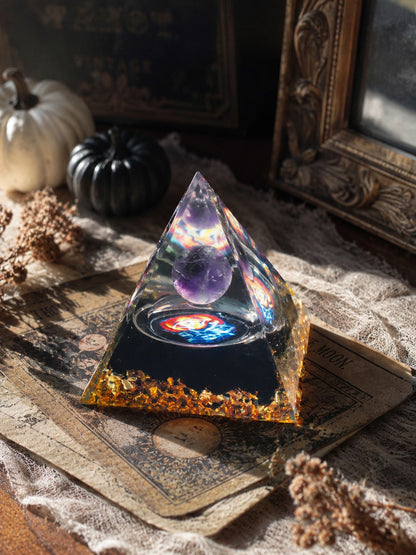 pumpkin pyramid decor - main photo