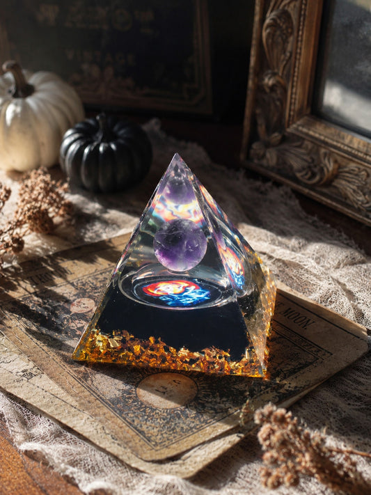 pumpkin pyramid decor - main photo
