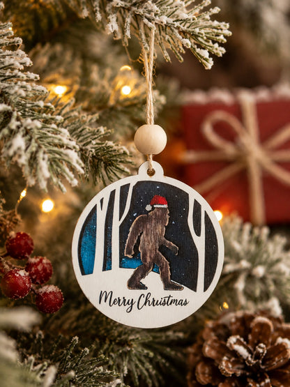 Bigfoot Christmas ornament - main photo