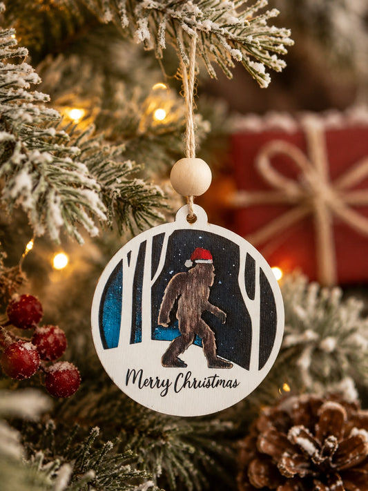 Bigfoot Christmas ornament - main photo