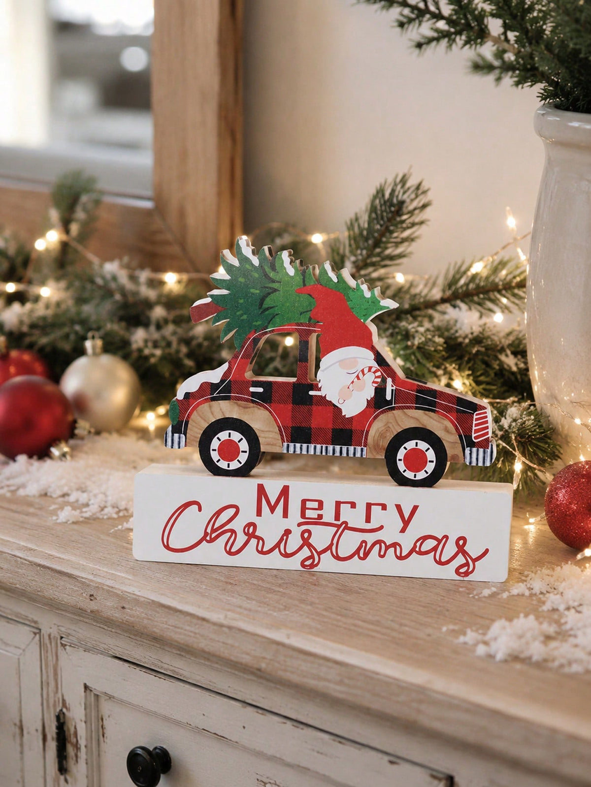 gnome camper truck tabletop sign - main photo