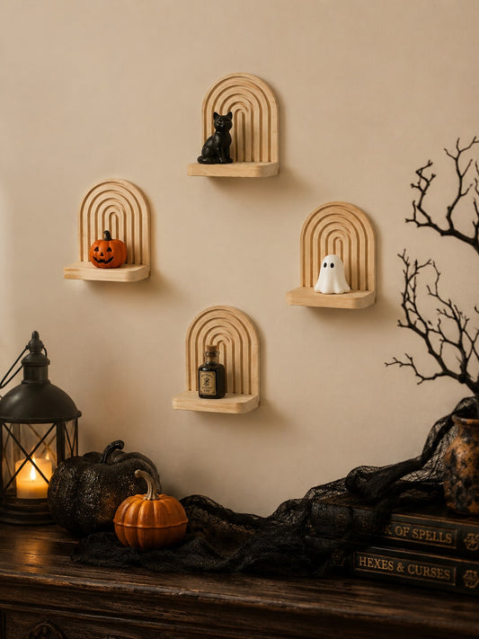 arch floating wall shelf - main photo