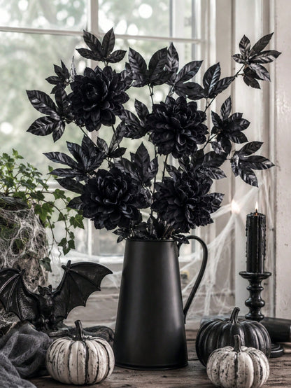 black dahlia artificial flower - main photo