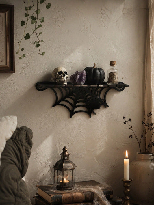 spiderweb gothic wall shelf - main photo
