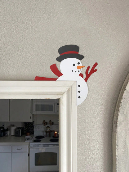 snowman door frame corner decor - main photo