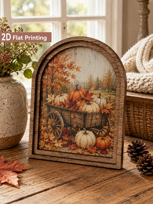 pumpkin wagon arch sign - main photo
