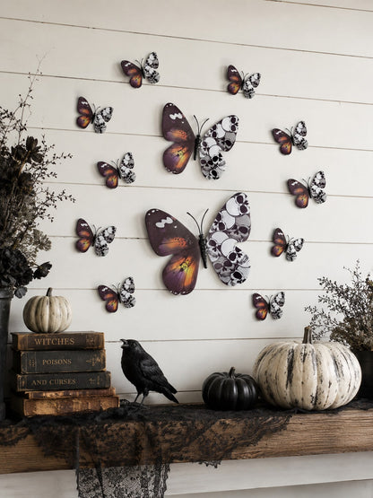 skull butterfly wall stickers - main photo